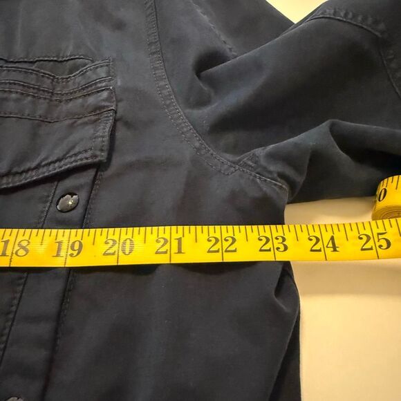 Hugo Boss Orange Label Men’s Blue Linen/Cotton Field Military Jacket Size XXL - Picture 9 of 16